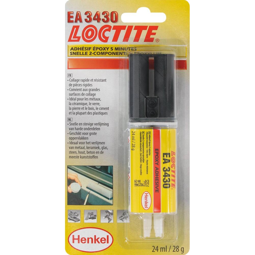 Résine poxymatic rapide EA3430 - seringue 24ml LOCTITE - 11960