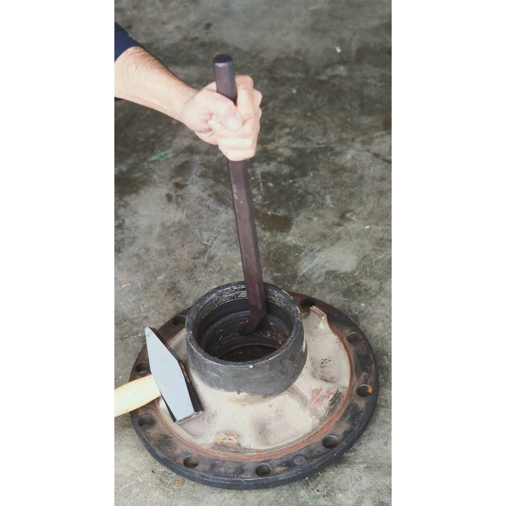Burin courbé 500mm pour roulement MULLER - 12338