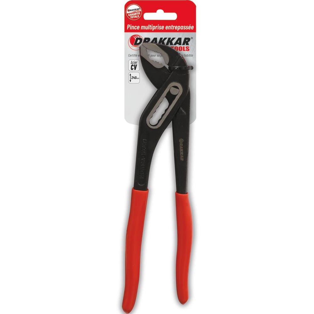 Pince multiprise entrepassée 240mm - carte DRAKKAR TOOLS - 12517