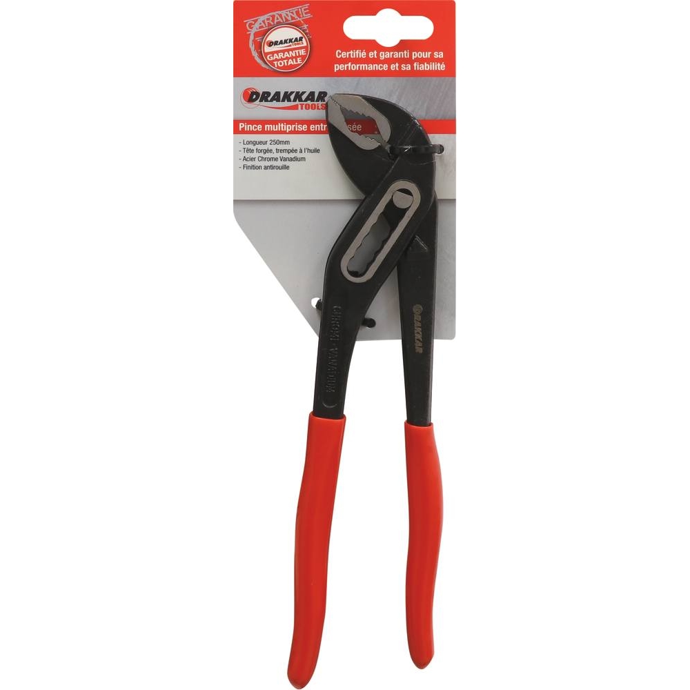 Pince multiprise entrepassée 240mm - carte DRAKKAR TOOLS - 12517