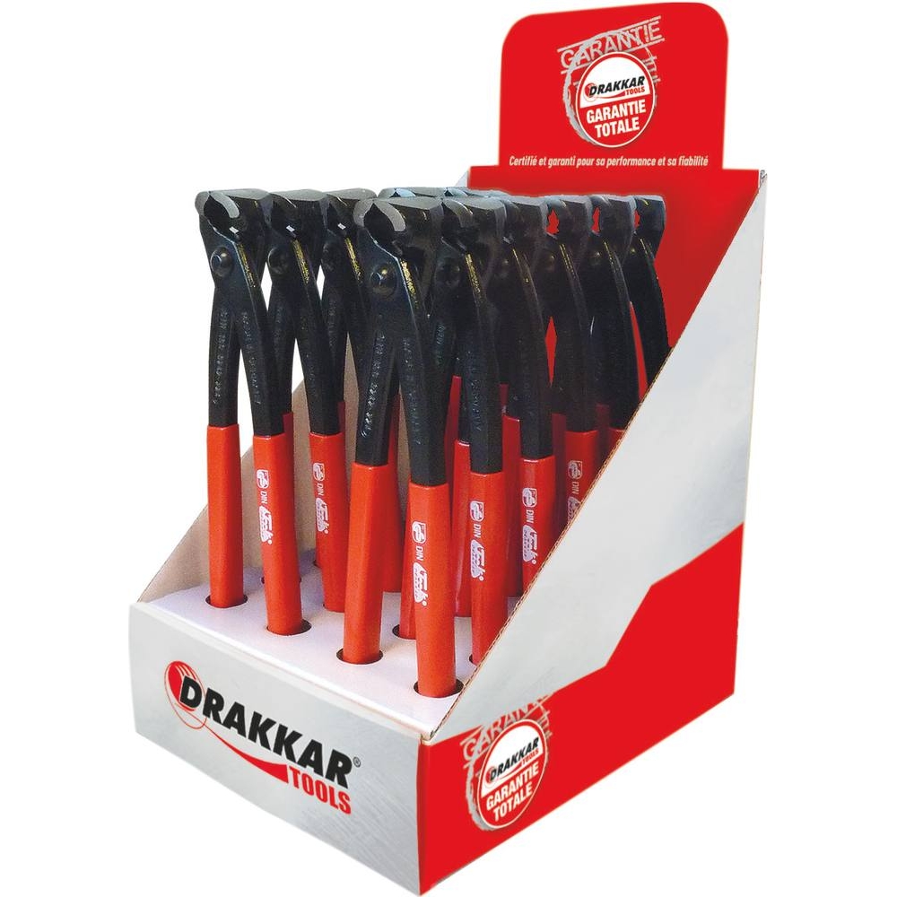 Tenaille russe 220mm gainée - carte DRAKKAR TOOLS - 12547