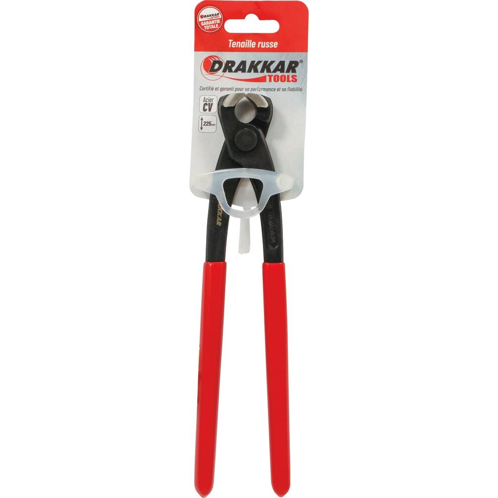 Tenaille russe 220mm gainée - carte DRAKKAR TOOLS - 12547