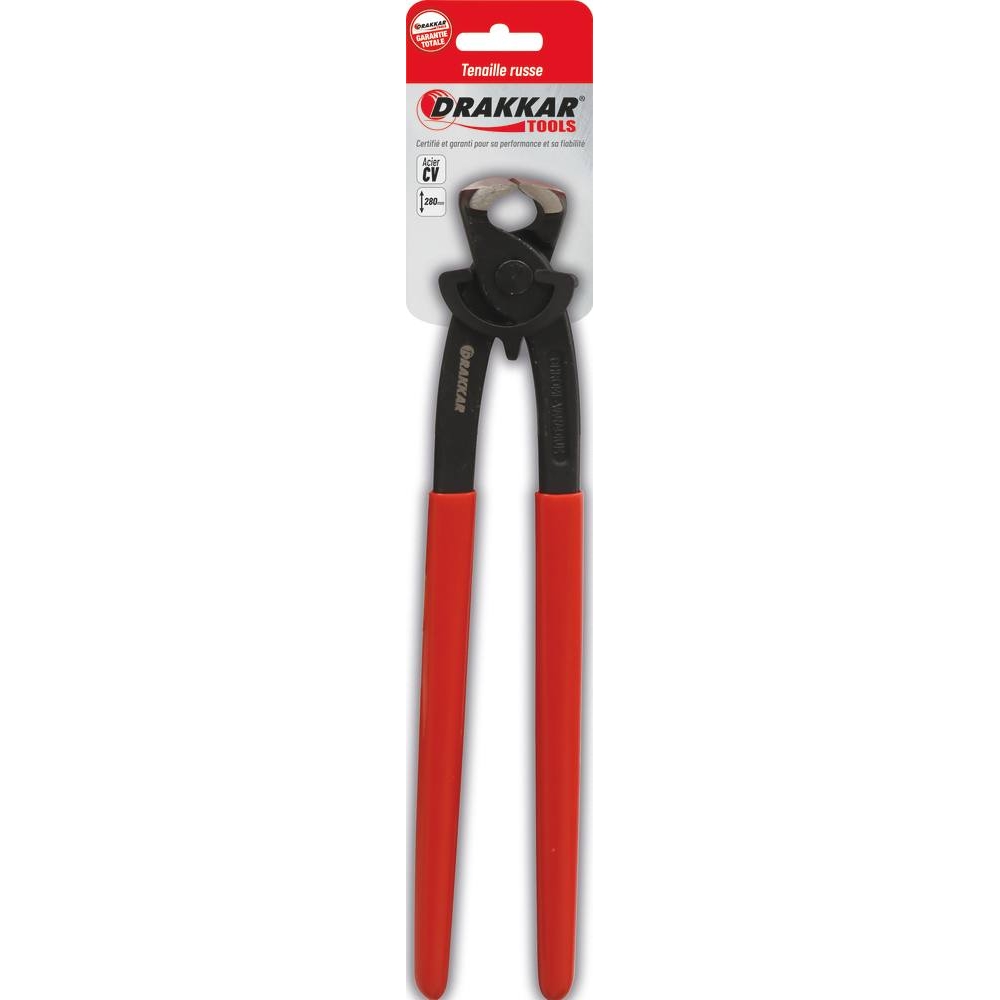 Tenaille russe 280mm gainée - carte DRAKKAR TOOLS - 12559