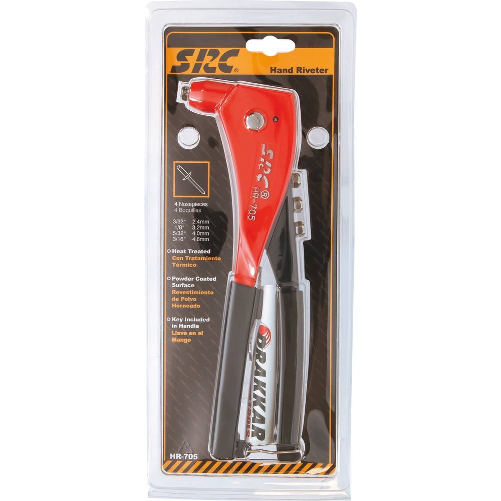 Pince à riveter compacte 255mm gainée PVC - carte DRAKKAR TOOLS - 12589