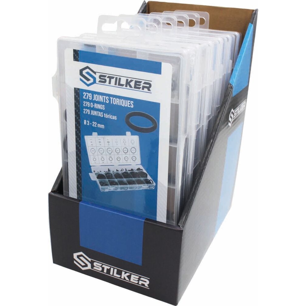 Joints toriques métriques de 3 à 22mm - coffret de 279 pcs STILKER - 12900