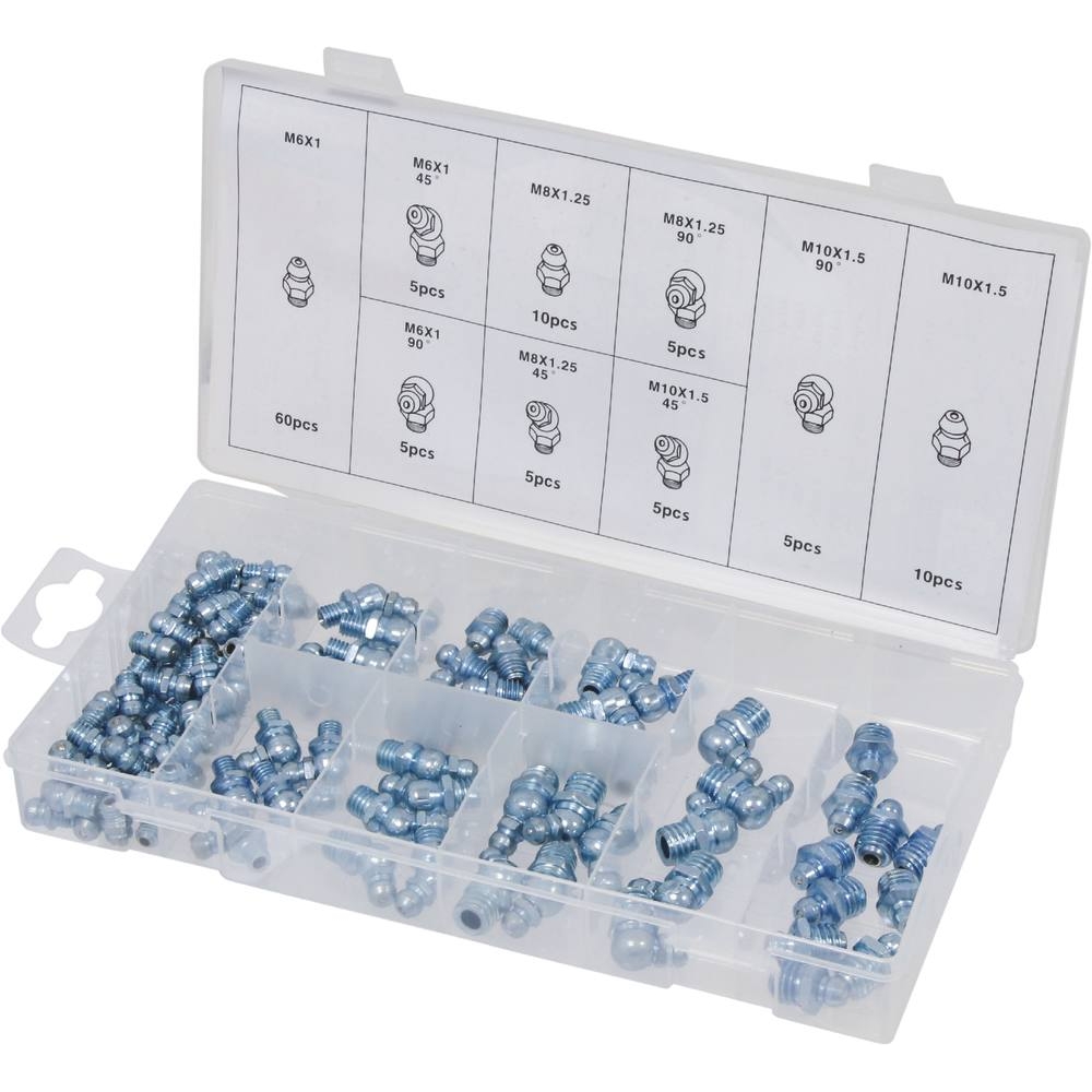 Coffret de 110 graisseurs hydrauliques DRAKKAR - 12910