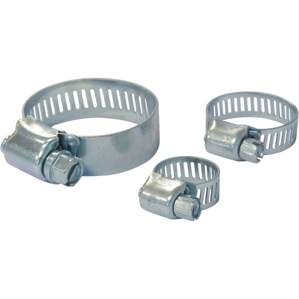 Collier à crémaillère ajouré acier zingué 9mm de 16 à 40mm - coffret de 26 pcs STILKER - 12912