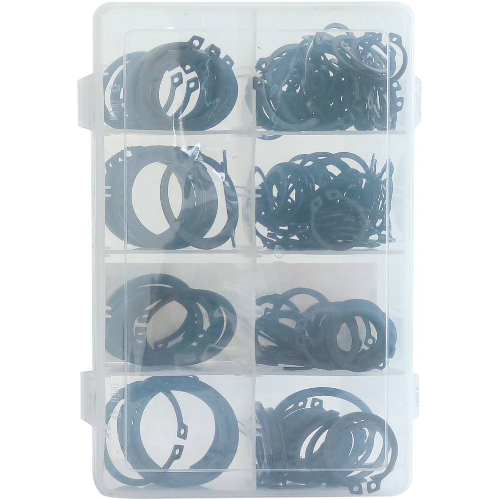 Circlips extérieurs de 20 à 45mm - coffret de 250 pcs KLIPPER - 12926