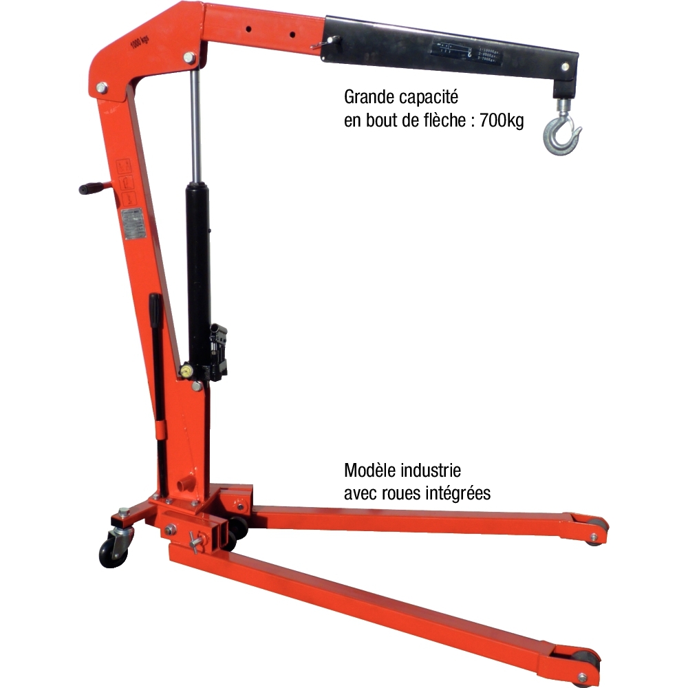 Grue d'atelier pliante 1T DRAKKAR - 13078