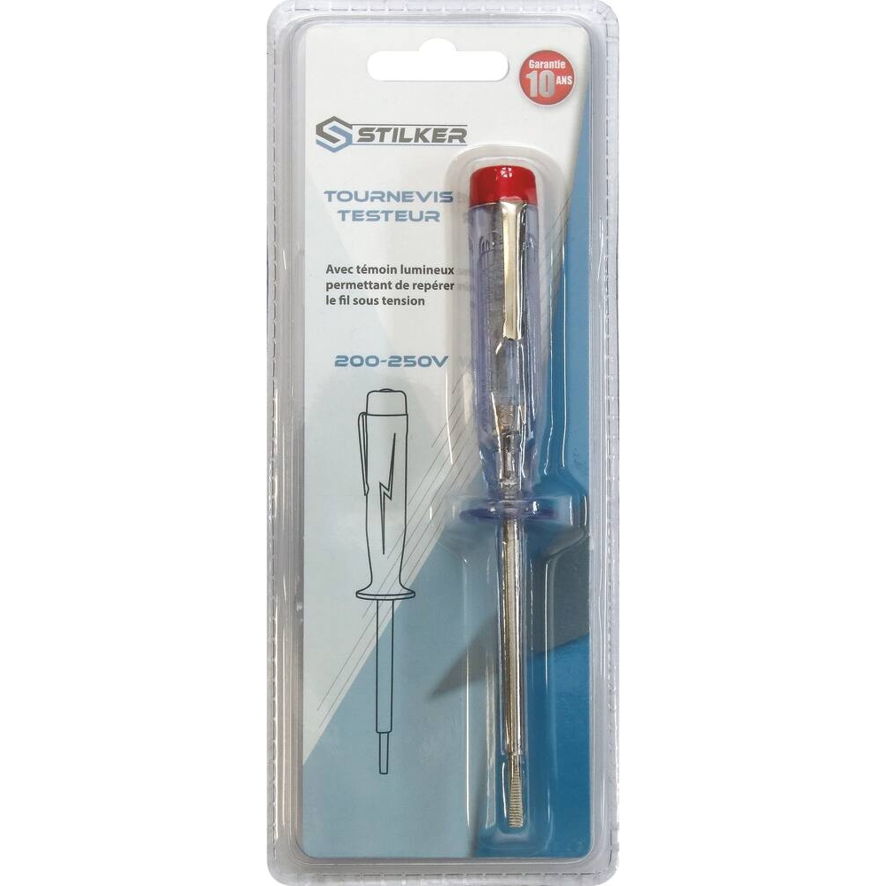 Tournevis testeur 200-250V - STILKER - 13201