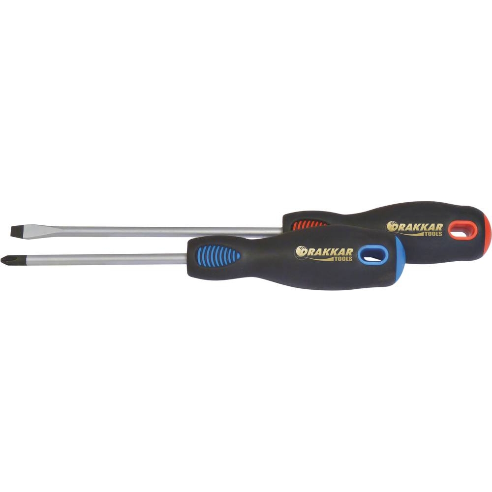 Tournevis plat et Phillips - boîte carton de 7 pcs DRAKKAR TOOLS - 13252