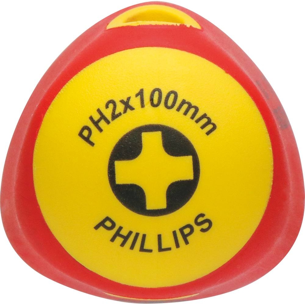 Tournevis Phillips PH2 100mm isolé 1000V DRAKKAR TOOLS - 13291