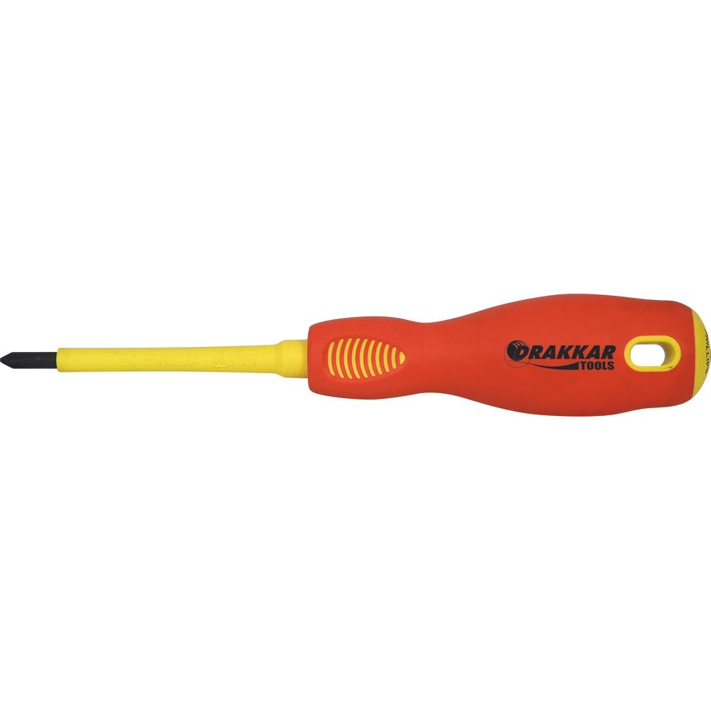 Tournevis électricien isolé 1000V - boîte de 5 pcs DRAKKAR TOOLS - 13335