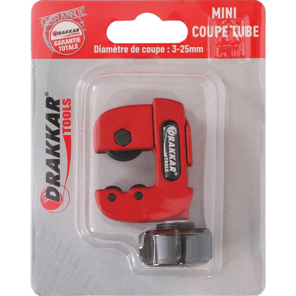 Coupe tube de 3 à 25mm cuivre/aluminium DRAKKAR TOOLS - 13498