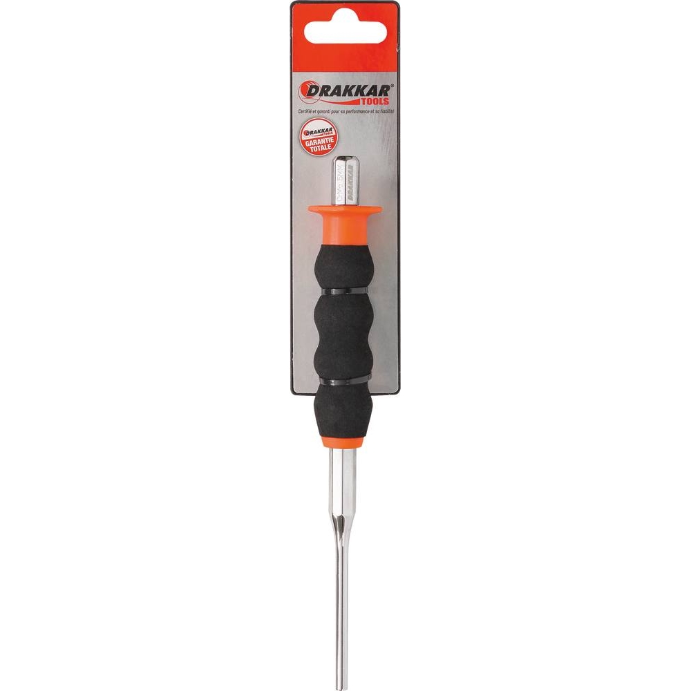 Chasse-goupille 5x200mm avec manche mousse - carte DRAKKAR TOOLS - 13526