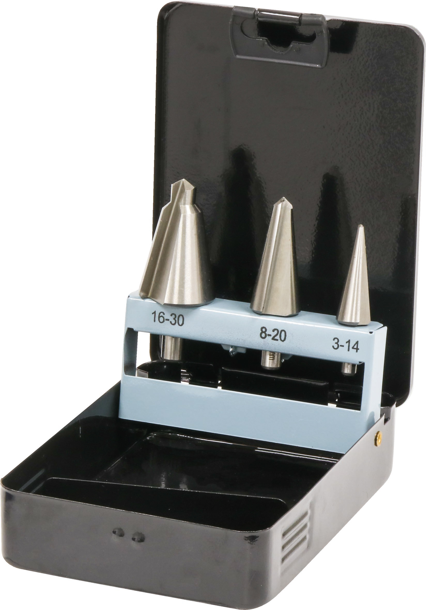 Coffret metall. 3 forets coniques dt DRAKKAR TOOLS - 13527