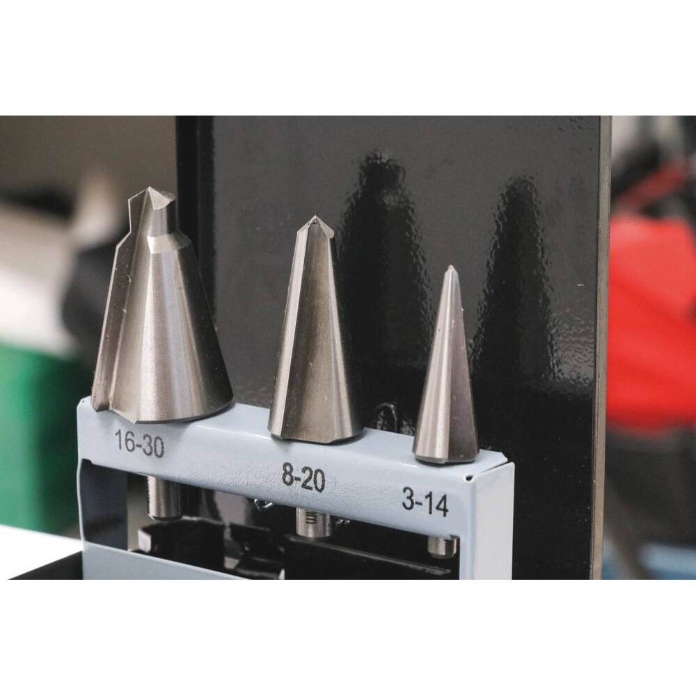 Foret conique sur tige de 6/8/10mm 14 à 30mm - coffret de 3 pcs DRAKKAR TOOLS - 13527