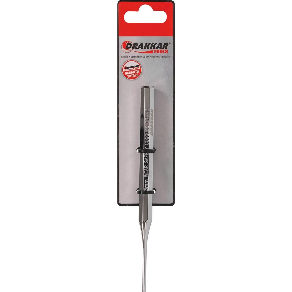 Chasse-goupille 3x150mm - carte DRAKKAR TOOLS - 13545