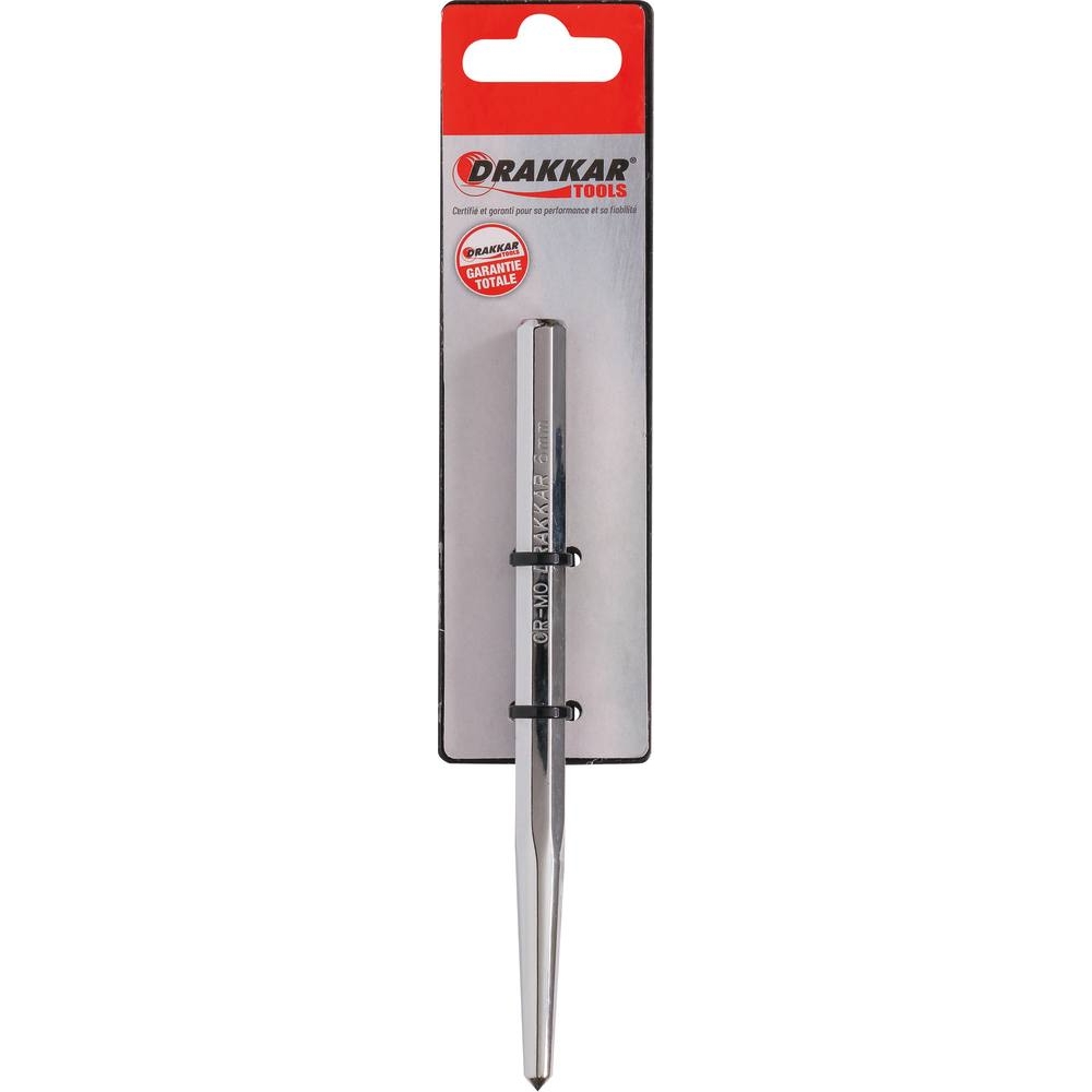 Pointeau de mécanicien 6x150mm - carte DRAKKAR TOOLS - 13547