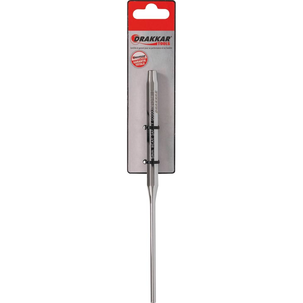 Chasse-goupille 5x200mm - carte DRAKKAR TOOLS - 13580