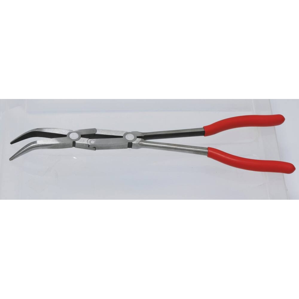 Pince coudée 340mm demi-ronde double articulation gainée DRAKKAR TOOLS - 13706