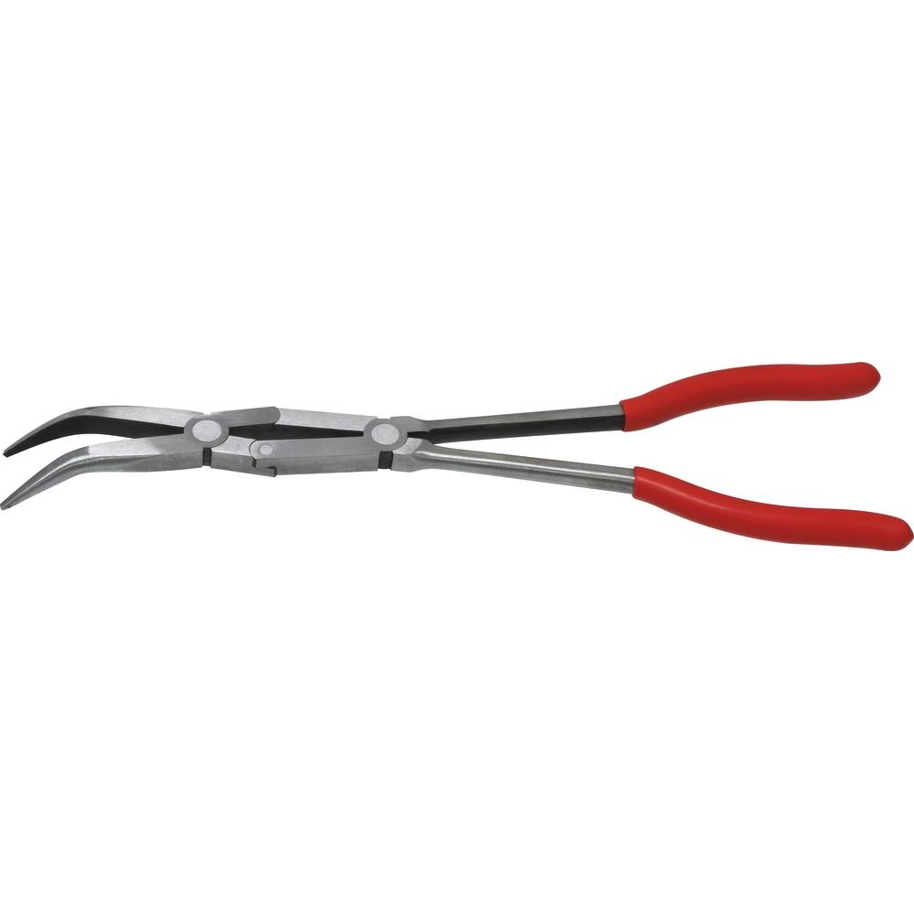 Pince coudée 340mm demi-ronde double articulation gainée DRAKKAR TOOLS - 13706