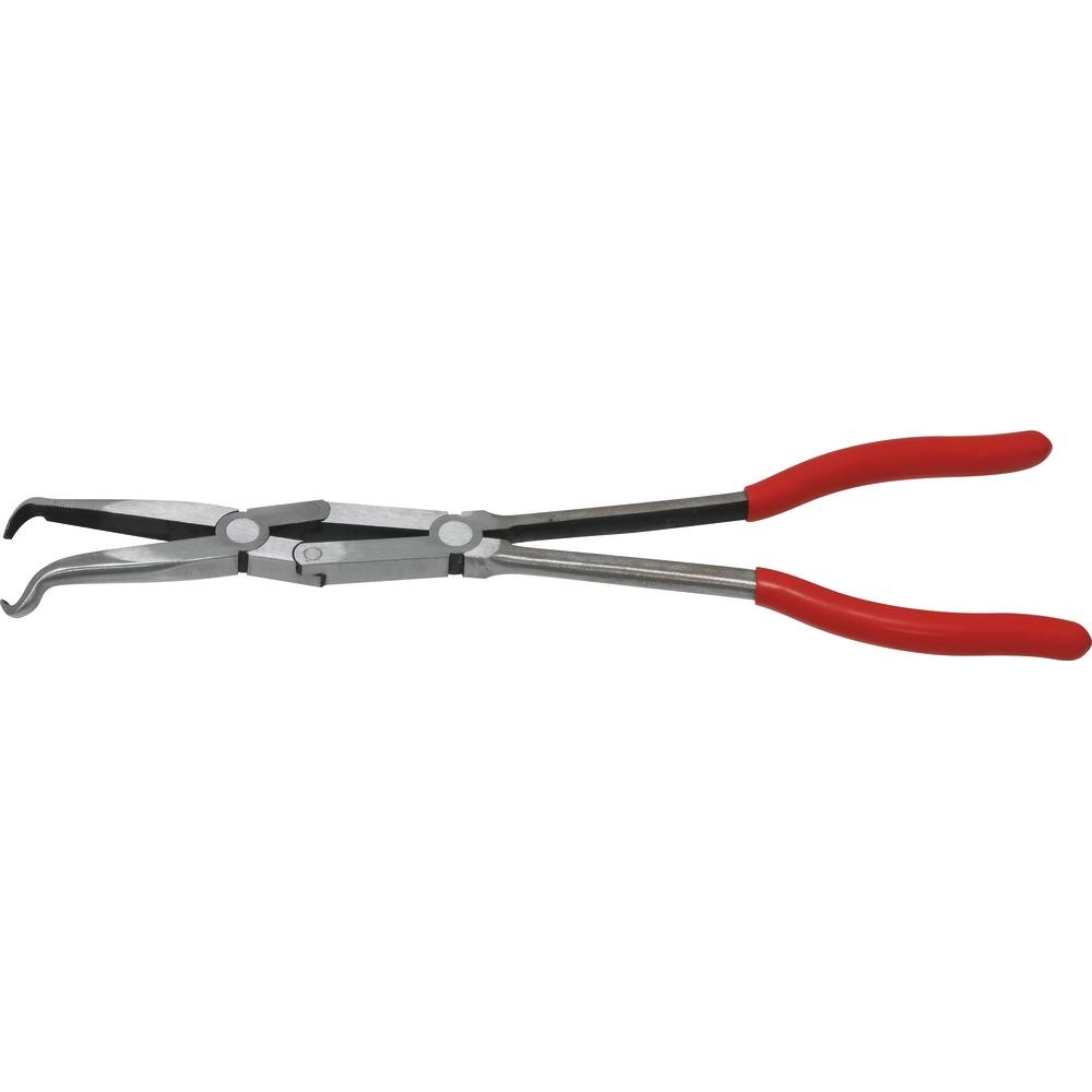 Pince droite 330mm pour cosse de bougie double articulation gainée DRAKKAR TOOLS - 13708
