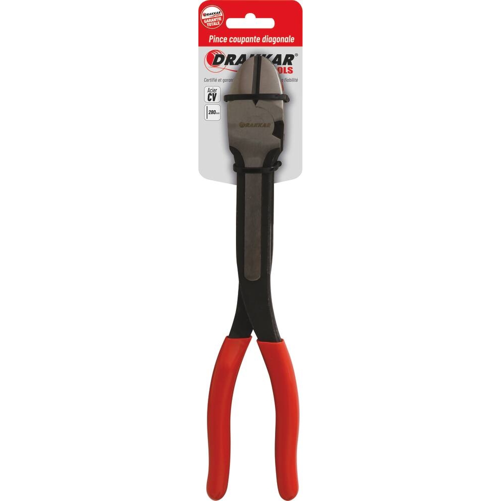 Pince coupante 280mm gainée - carte DRAKKAR TOOLS - 13709