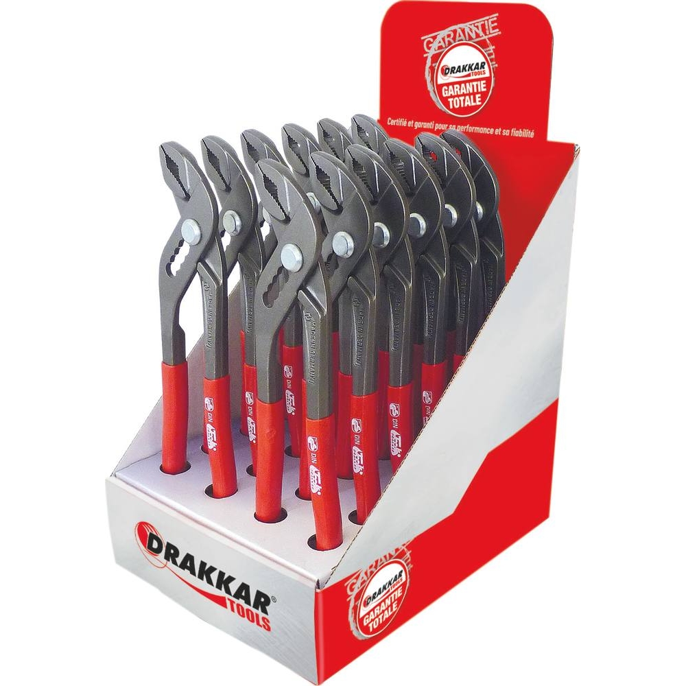 Pince multiprise 240mm gainée DRAKKAR TOOLS - 13748