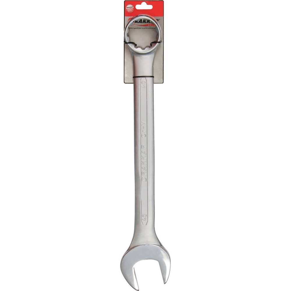 Clé mixte de 46mm tête polie - carte DRAKKAR TOOLS - 13819