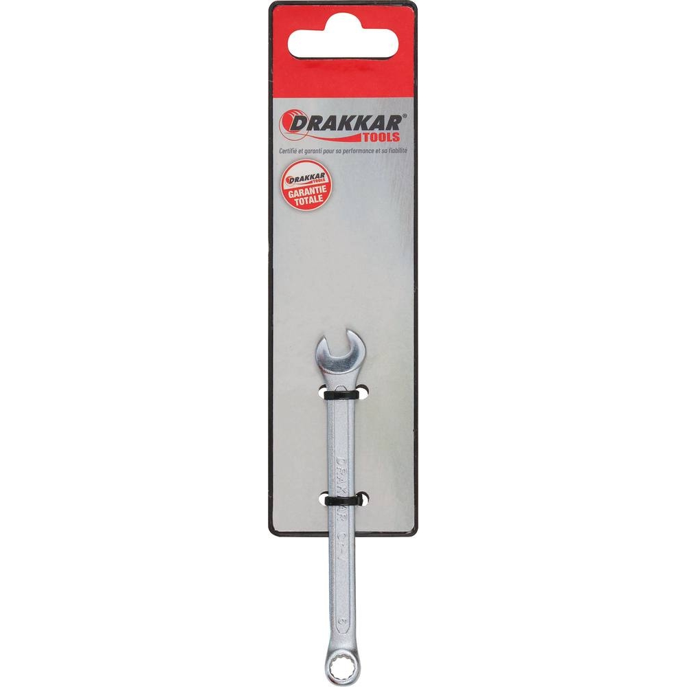 Clé mixte de 6mm tête polie - carte DRAKKAR TOOLS - 13826