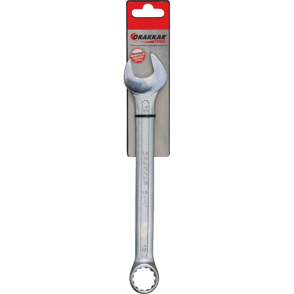 Clé mixte de 19mm tête polie - carte DRAKKAR TOOLS - 13839