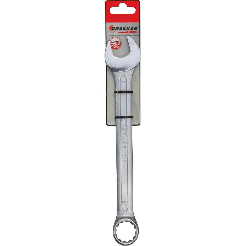 Clé mixte de 21mm tête polie - carte DRAKKAR TOOLS - 13841