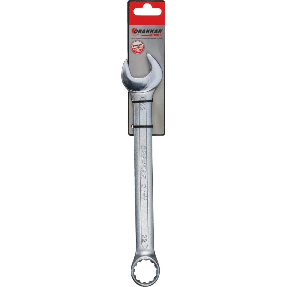 Clé mixte de 22mm tête polie - carte DRAKKAR TOOLS - 13842