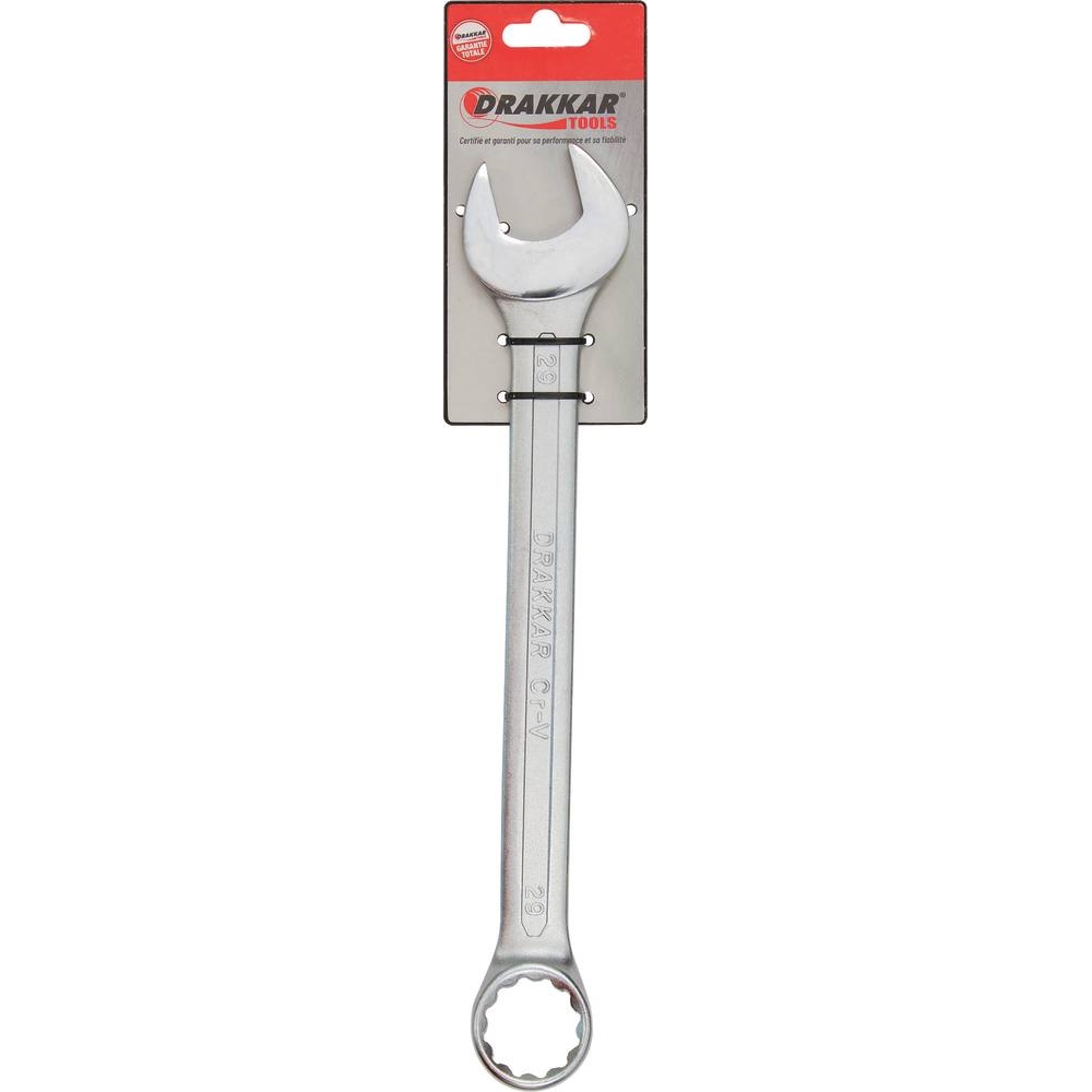 Clé mixte de 29mm tête polie - carte DRAKKAR TOOLS - 13849