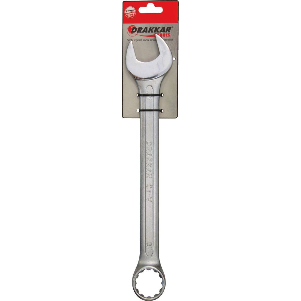 Clé mixte de 32mm tête polie - carte DRAKKAR TOOLS - 13852