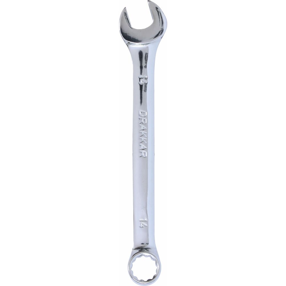 Clé mixte de 14mm full polish DRAKKAR TOOLS - 13870
