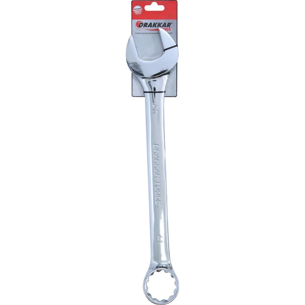 Clé mixte de 41mm full polish - carte DRAKKAR TOOLS - 13948