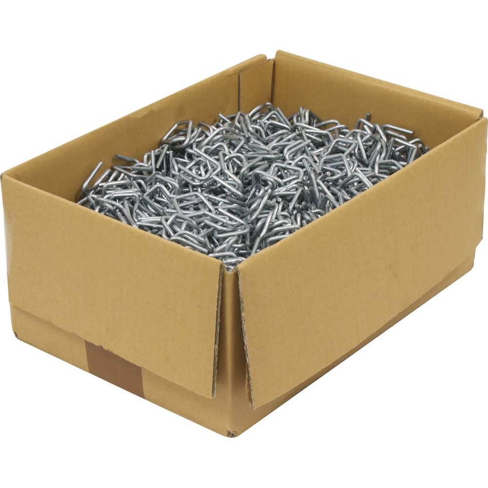 Boucles métalliques galvanisées 13mm pour feuillard textile - lot de 1000 pcs - 14035