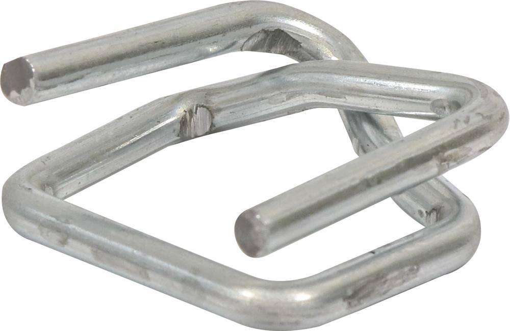 Lot 1000 boucles metalliques galvanisees - 14036