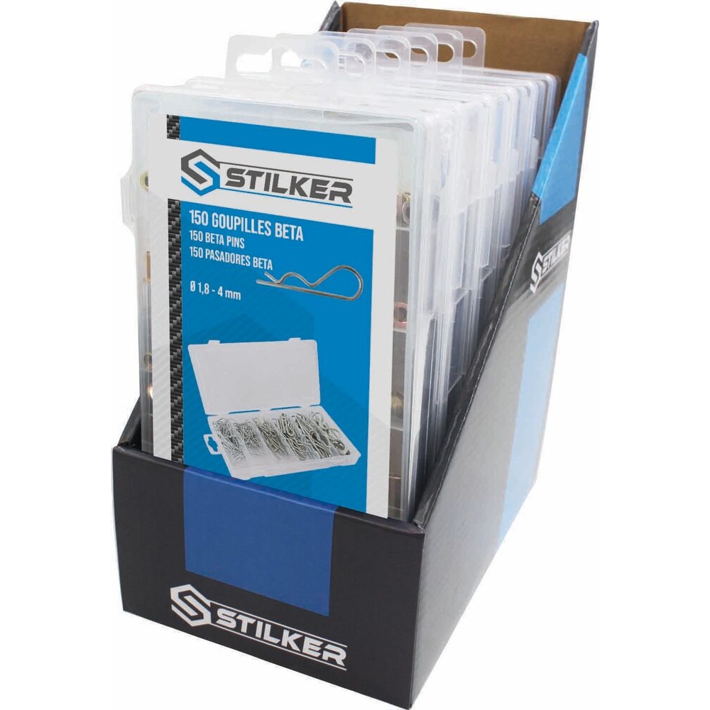 Goupilles béta de 1,8 à 4mm - coffret de 150 pcs STILKER - 14090