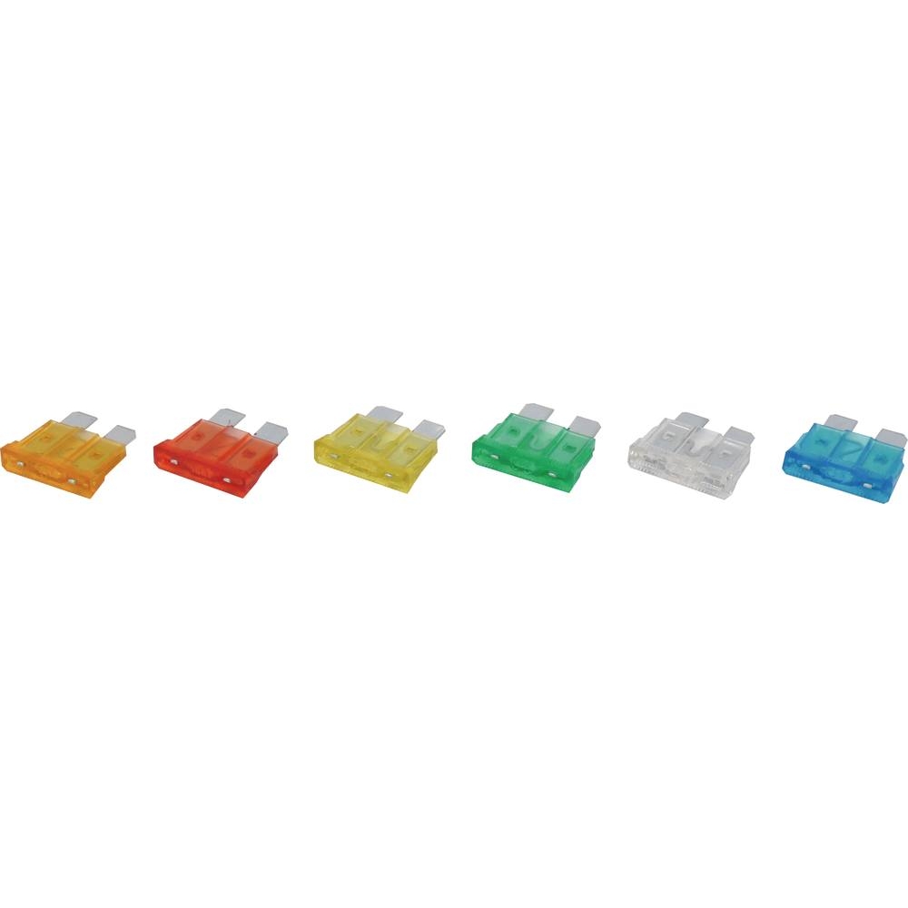 Fusible enfichable assortiment avec testeur 6-24V - coffret 92 pcs SODELEC - 14103