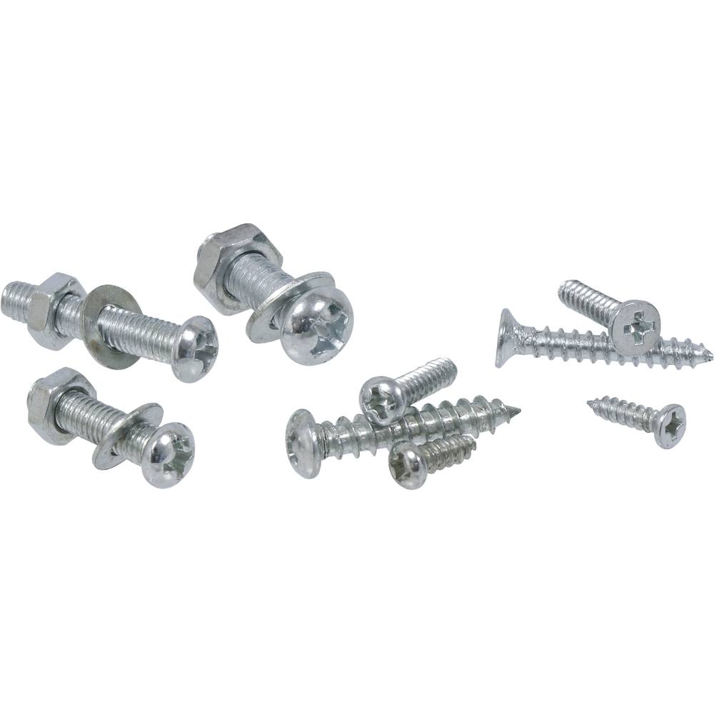 Vis métal/vis bois/rondelle/écrou de M3,5 à M6 - coffret de 347 pcs KLIPPER - 14160