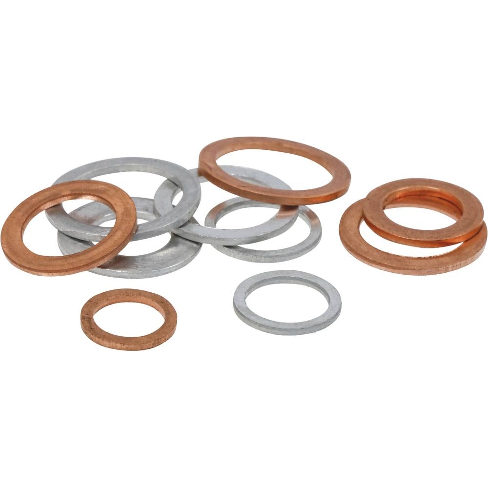 Rondelle cuivre et aluminium de M10 à M18 - coffret de 100 pcs KLIPPER - 14172