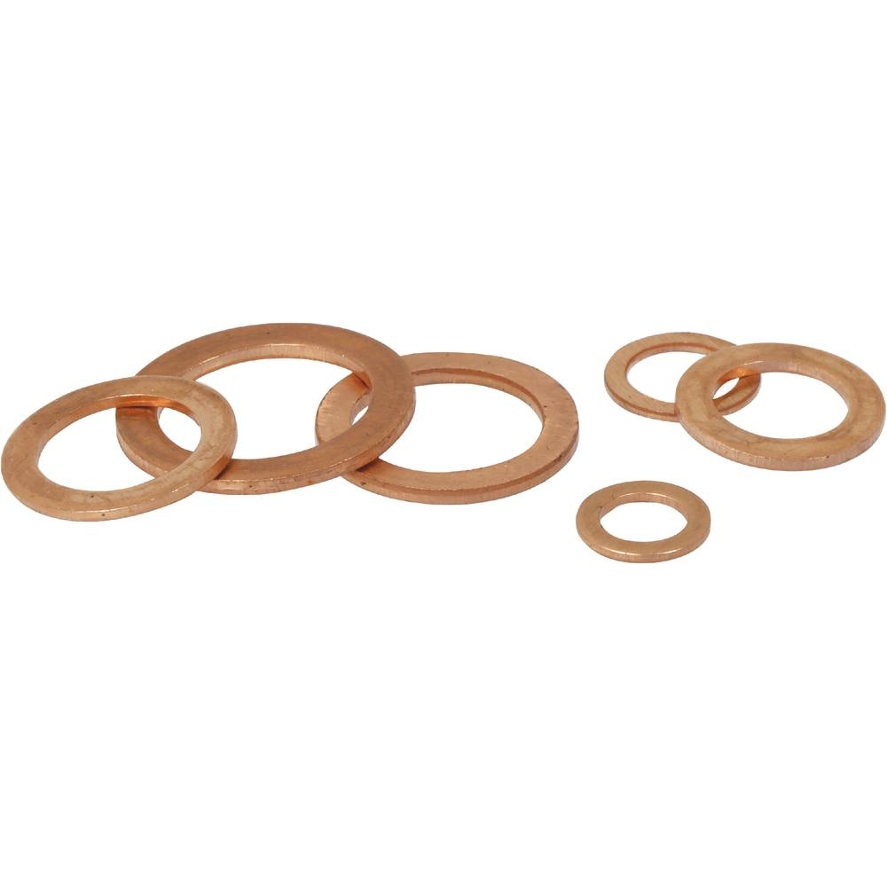 Rondelle cuivre de M6,5 à M16 - coffret de 110 pcs KLIPPER - 14173