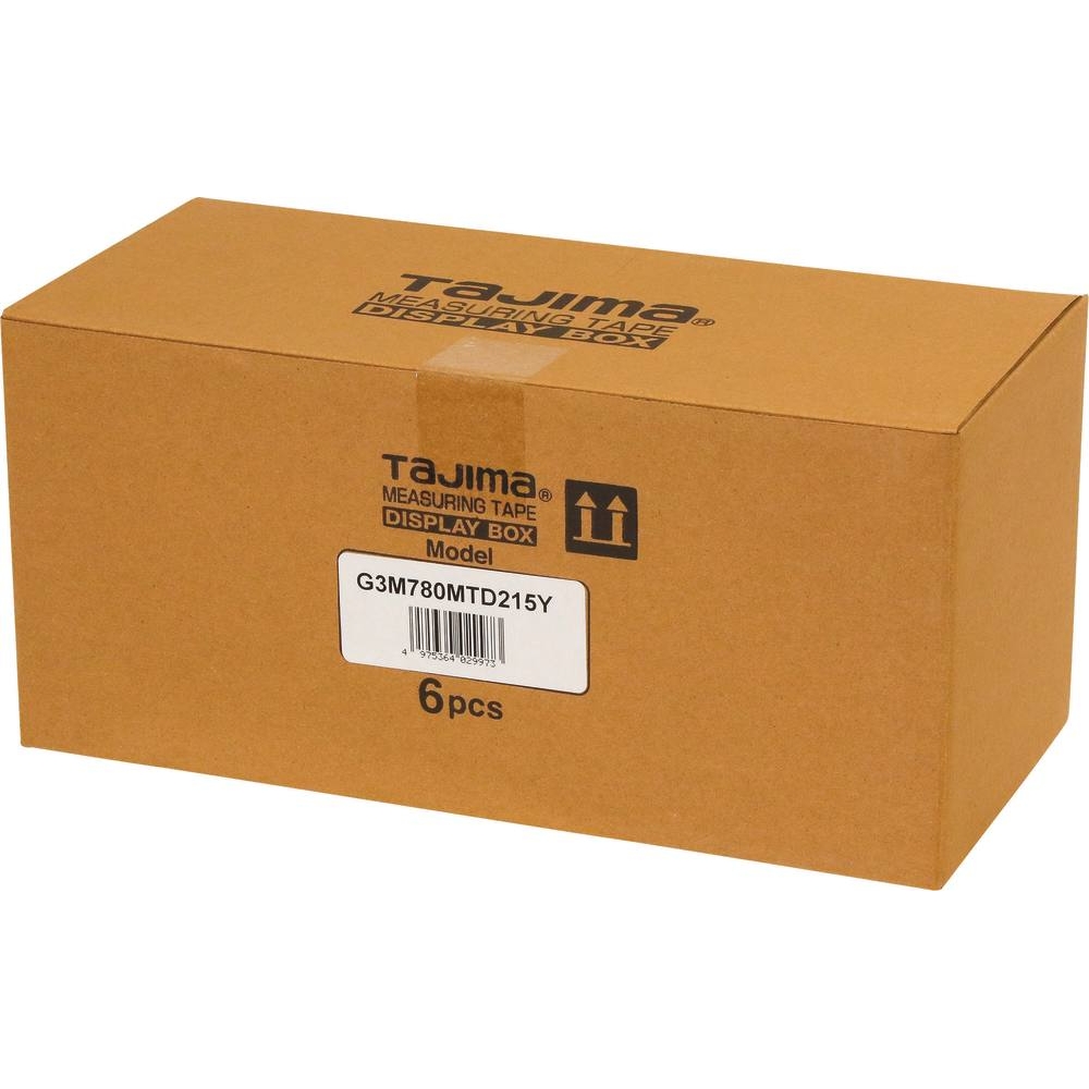 Mètre mesure à ruban autoblocant 8m 27mm graduation recto/verso magnétique - TAJIMA - 14343