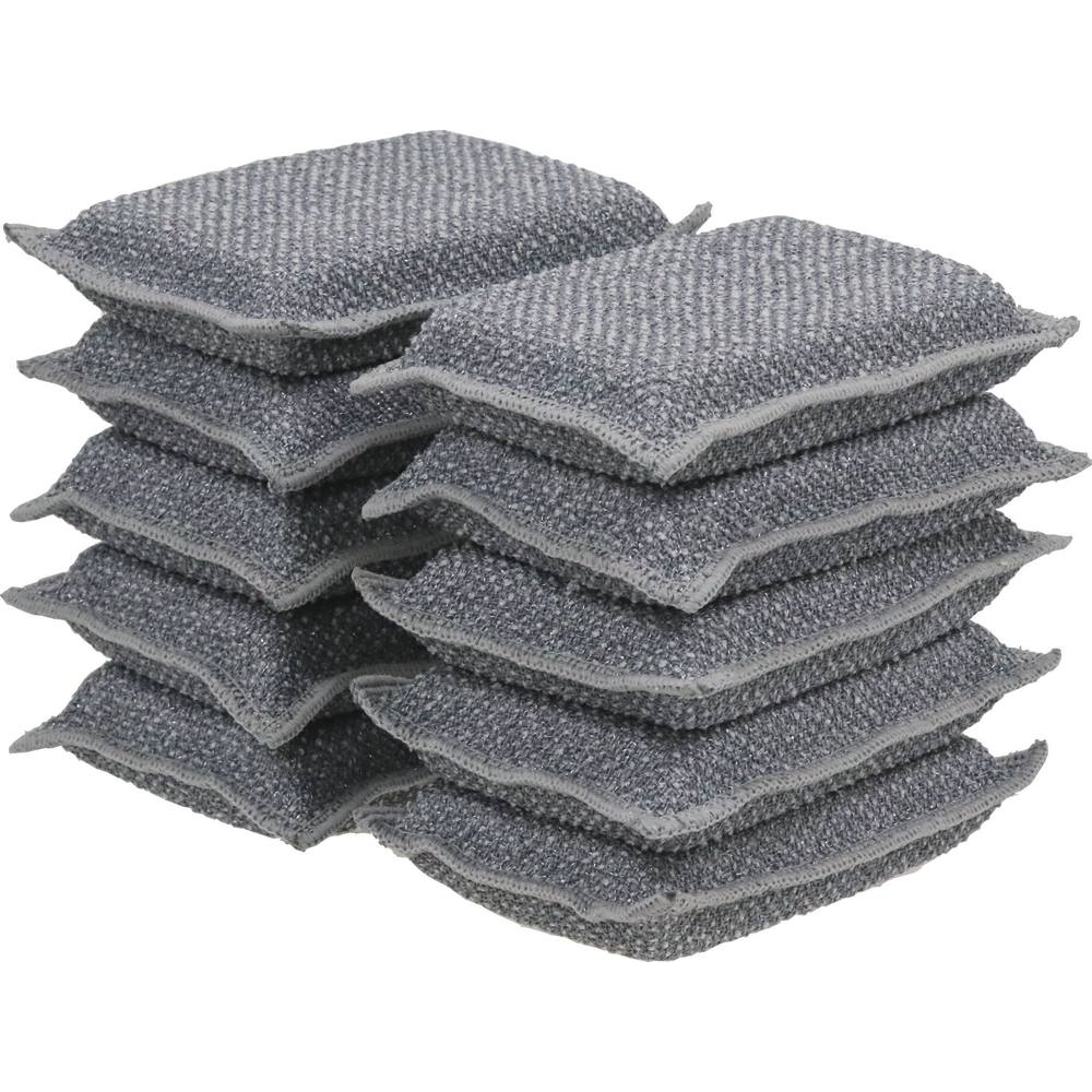 Eponge grattante microfibre - lot de 10 pcs KARZHAN - 14630