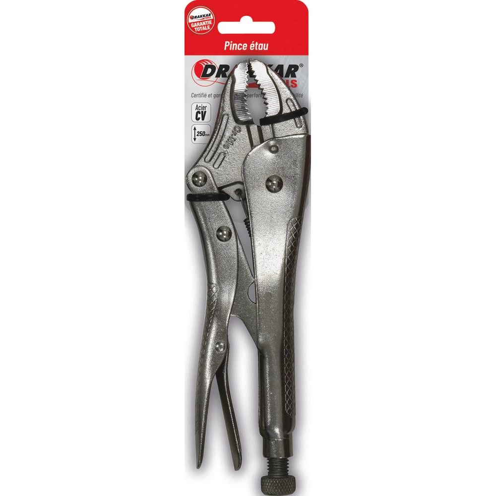 Pince étau 250mm - carte DRAKKAR TOOLS - 14739