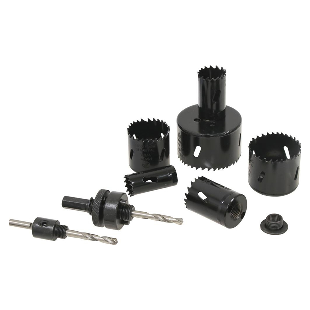 Coffret de 8 Scie trépan bi-métal cobalt de 22 à 68mm LEMAN - 14746