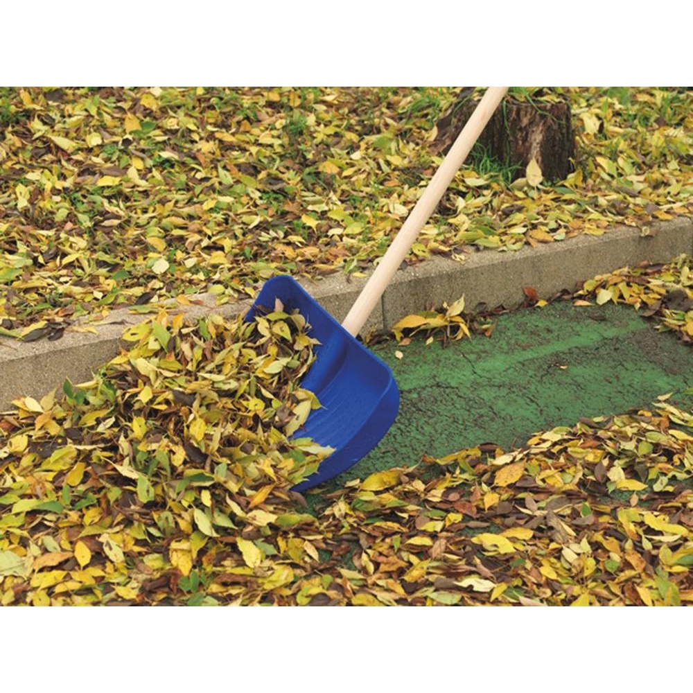 Pelle à grain/à neige PVC bleue 500mm avec languette aluminium DIMARTINO - 14869